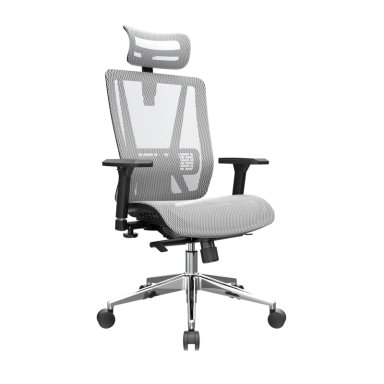 SILLA ERGONÓMICA RECLINABLE STAR PRESIDENTE BRAZOS 4D GRIS OFIDEAS