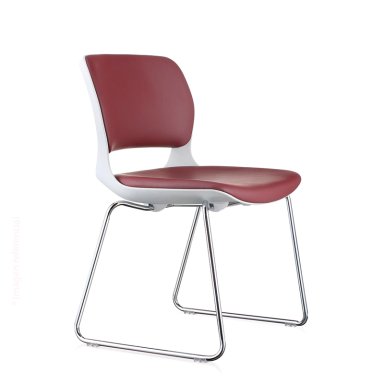 SILLA FIJA MULTIUSO Y ESPERA BRIGTH COLOR BORGOÑA OFIDEAS