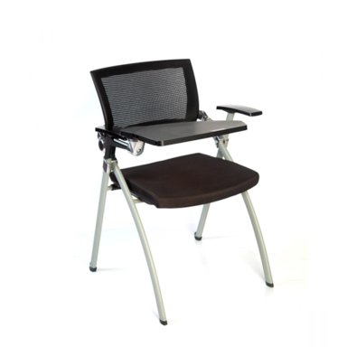 SILLA DE OFICINA FIJA VIGO PRO CON TABLERO COLOR NEGRO OFIDEAS