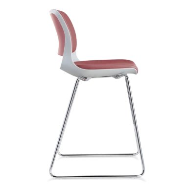 SILLA BAR BRIGTH ALTA COLOR BORGOÑA OFIDEAS - 2