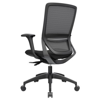 SILLA ERGONÓMICA RECLINABLE SLIDER BRAZO 4D. LOOP GERENCIAL NEGRO OFIDEAS - 4