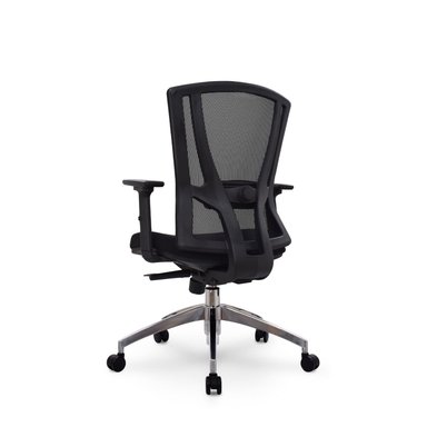 SILLA ERGONÓMICA RECLINABLE WINNER GERENTE NEGRO ALUMINIO OFIDEAS - 4
