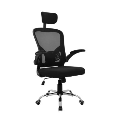 SILLA ERGONÓMICA ATOS PRESIDENTE BRAZOS ABATIBLES NEGRO OFIDEAS