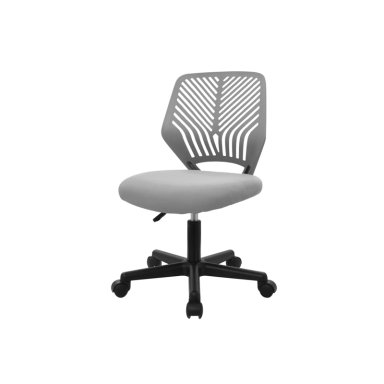 SILLA DE OFICINA GIRATORIA MED TELA MESH GRIS OFIDEAS