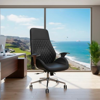 SILLA ERGONÓMICA MARKUS PREMIUM NEGRO OFIDEAS - 4