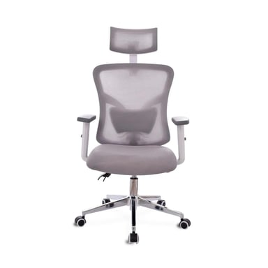 SILLA ERGONÓMICA FONE ULTRA PRESIDENTE CROMADO GRIS AC OFIDEAS - 2
