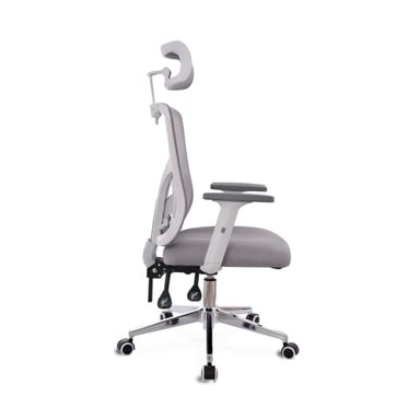 SILLA ERGONÓMICA FONE ULTRA PRESIDENTE CROMADO GRIS AC OFIDEAS - 3