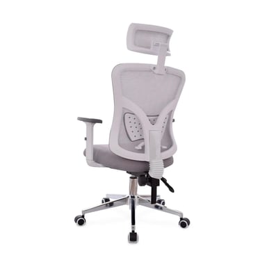 SILLA ERGONÓMICA FONE ULTRA PRESIDENTE CROMADO GRIS AC OFIDEAS - 5