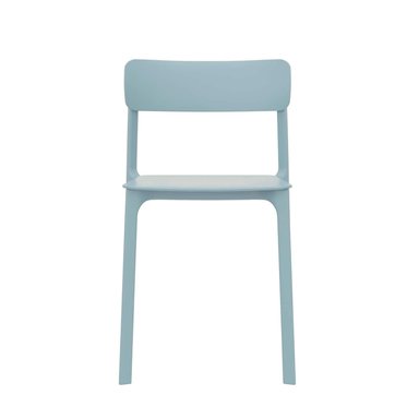 SILLA DE COMEDOR DISEÑO CLAY AZUL OFIDEAS - 2