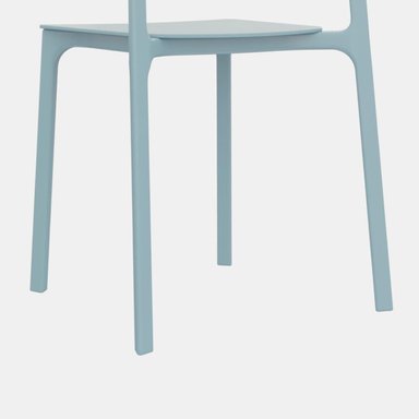 SILLA DE COMEDOR DISEÑO CLAY AZUL OFIDEAS - 6