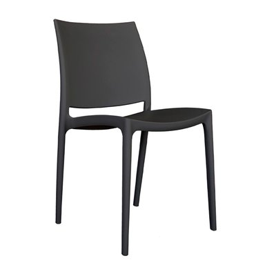 SILLA DE COMEDOR DISEÑO KIRO NEGRO OFIDEAS - 1