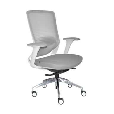 SILLA ERGONÓMICA LOOP GERENTE 4D ALUMINIO GRIS OFIDEAS - 1