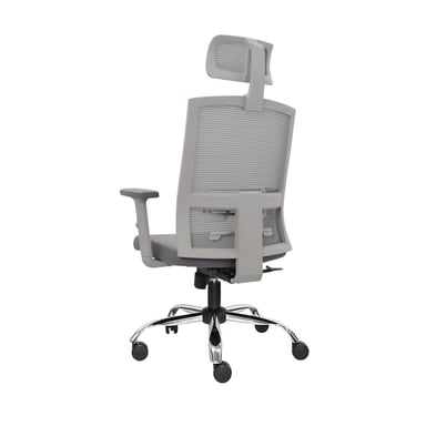 SILLA ERGONÓMICA MONK SYNCRO PRESIDENTE CROMADO GRIS EG OFIDEAS - 2