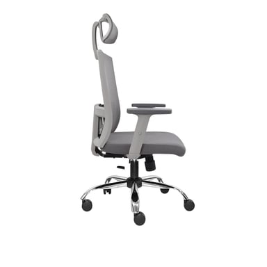 SILLA ERGONÓMICA MONK SYNCRO PRESIDENTE CROMADO GRIS EG OFIDEAS - 3