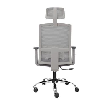 SILLA ERGONÓMICA MONK SYNCRO PRESIDENTE CROMADO GRIS EG OFIDEAS - 4