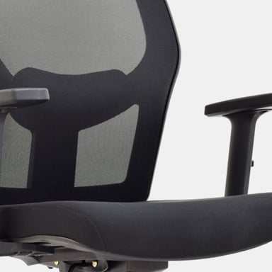 SILLA ERGONÓMICA NORUEGA GERENTE ALUMINIO NEGRO OFIDEAS - 2