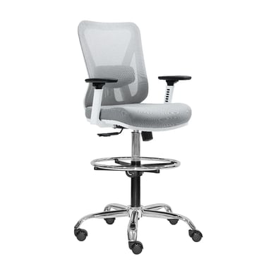 SILLA SMART PREMIUM CAJERO ERGONÓMICA BC AC GRIS OFIDEAS - 1