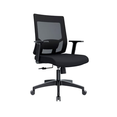 SILLA ERGONÓMICA RADIUS SYNCRO BRAZOS 3D NYLON NEGRO OFIDEAS - 1
