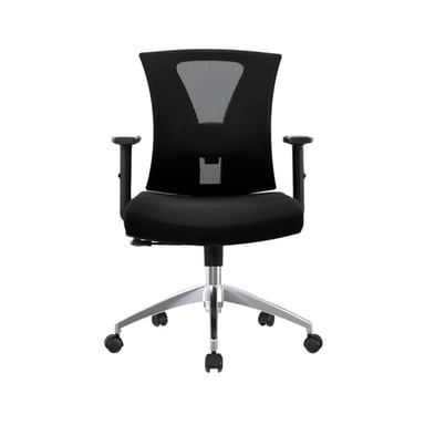 SILLA ERGONÓMICA NIX GERENTE BRAZOS 1D ALUMINIO NEGRO OFIDEAS - 2