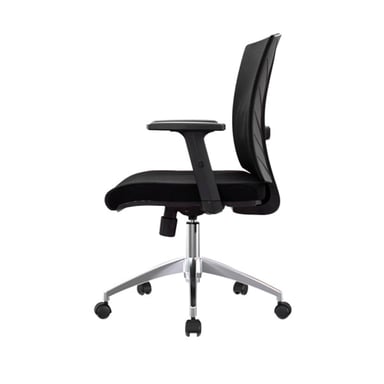 SILLA ERGONÓMICA NIX GERENTE BRAZOS 1D ALUMINIO NEGRO OFIDEAS - 3