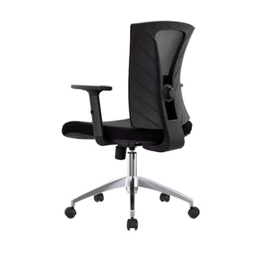 SILLA ERGONÓMICA NIX GERENTE BRAZOS 1D ALUMINIO NEGRO OFIDEAS - 4