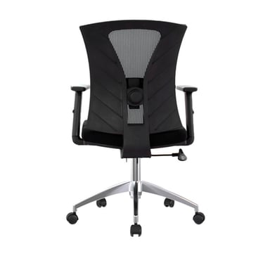 SILLA ERGONÓMICA NIX GERENTE BRAZOS 1D ALUMINIO NEGRO OFIDEAS - 5