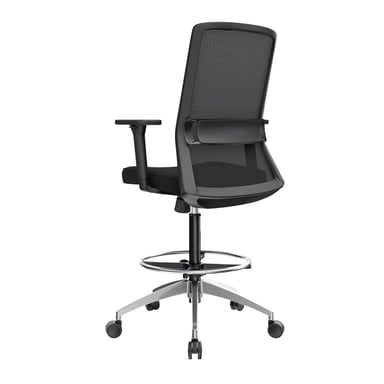 SILLA CAJERO TWIST ERGONÓMICA NEGRO BA AC OFIDEAS - 4