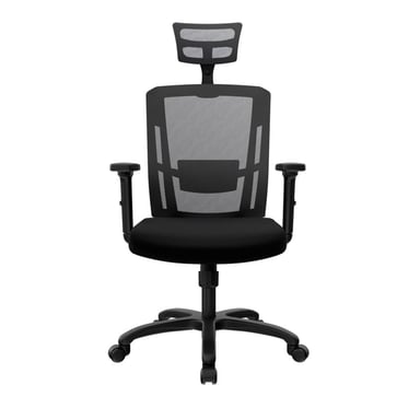 SILLA ERGONÓMICA DELPHI II PRESIDENTE SYNCRO BRAZOS 1D NYLON NEGRO OFIDEAS - 2