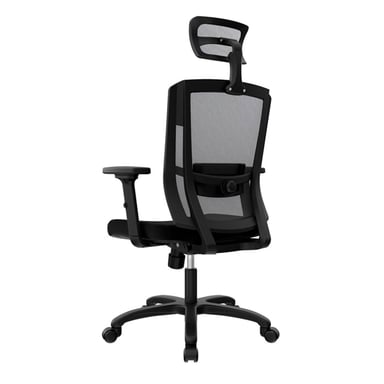 SILLA ERGONÓMICA DELPHI II PRESIDENTE SYNCRO BRAZOS 1D NYLON NEGRO OFIDEAS - 5