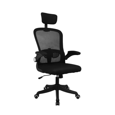 SILLA GIRATORIA EVOK BRAZOS ABATIBLES NEGRO OFIDEAS - 1