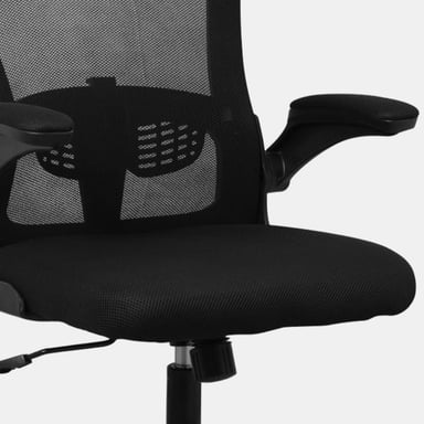 SILLA GIRATORIA EVOK BRAZOS ABATIBLES NEGRO OFIDEAS - 6
