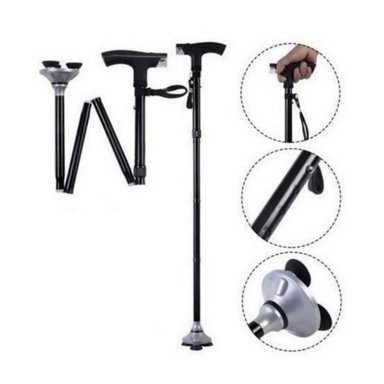 BASTÓN KHALIS PLEGABLE CON LUZ LED