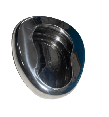 CHATA CLÍNICA KHALIS OVALADA DE ACERO QUIRURGICO