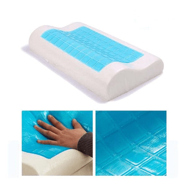 ALMOHADA KHALIS GEL VISCOELÁSTICO CON COBERTOR 15 X 40 CM