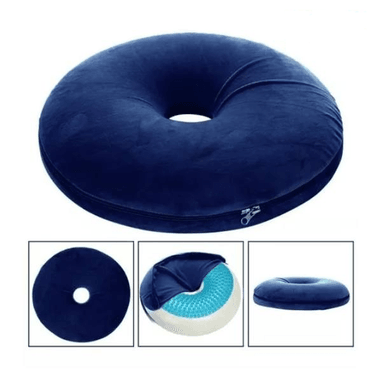 COJÍN KHALIS RODETE VISCOELÁSTICA CON GEL 10 X 20 CM