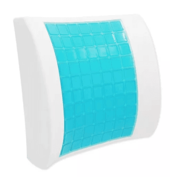 COJÍN KHALIS LUMBAR VISCOELÁSTICO 10 X 25 CM