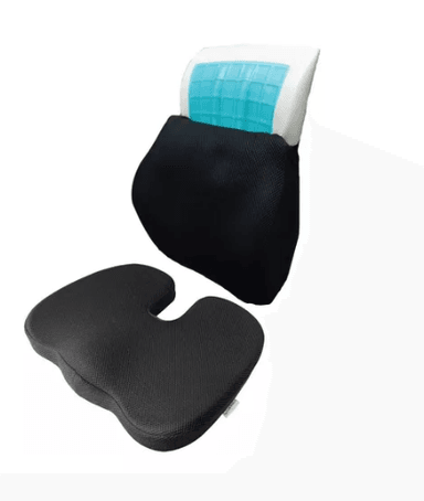 COJÍN KHALIS PACK HERRADURA Y LUMBAR VISCOELÁSTICO (ASIENTO + RESPALDAR) 35 X 40 CM