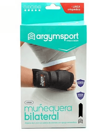 MUÑEQUERA ARGYM SPORT BILATERAL CON ALUMINIO