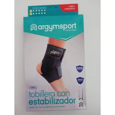 TOBILLERA ARGYM SPORT CON ESTABILIZADOR (PIE IZQUIERDO)