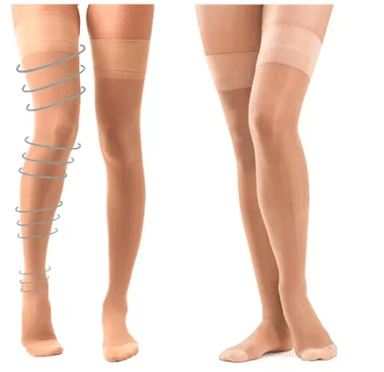 MEDIAS DE COMPRESION KHALIS 15/20 (MUSLO) COLOR PIEL