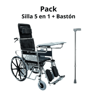 SILLA 5 EN 1 + BASTÓN 'SUPER PACK'