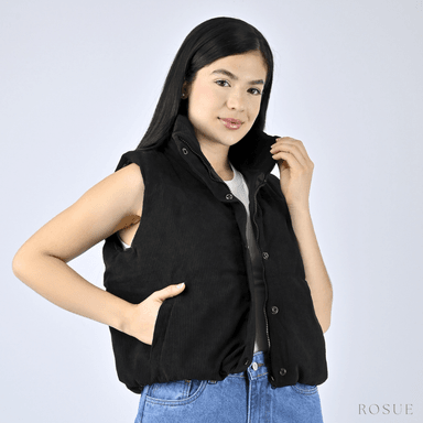 CHALECO CORDUROY CON FORRO INTERNO PUFF