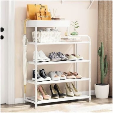 ZAPATERO NORDICO ESTANTE ORGANIZADOR DE ZAPATOS MULTIUSOS ZAPATERA - 2