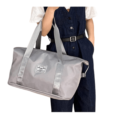 BOLSO VIAJE LILA CLARO MALETA EXPANDIBLE TRAVEL MULTIUSOS