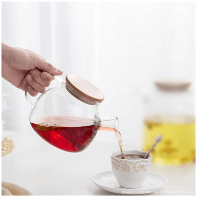 TETERA DE VIDRIO 1500ML CON TAPA - 3