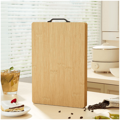 TABLA DE PICAR COCINA BAMBÚ CON ASA NEGRA