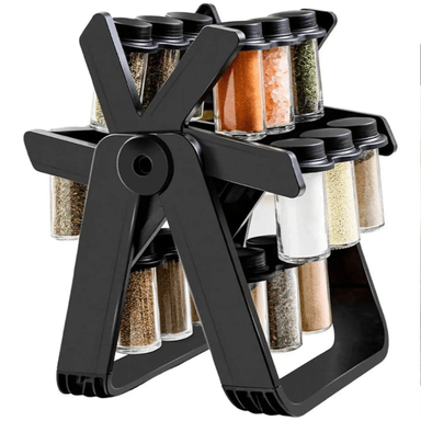 CONDIMENTERO GIRATORIO SET 18 FRASCOS
