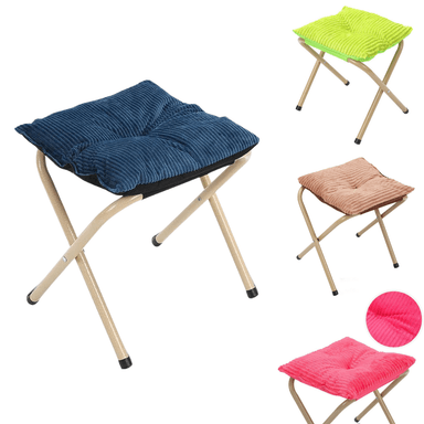 SILLA PLEGABLE CON ASIENTO ACOLCHADO PORTATIL