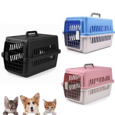 TRANSPORTADOR DE MASCOTA CANIL KENNEL 48 X 32 X 30 CM