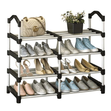 ESTANTE ORGANIZADOR DE ZAPATOS 2 CUERPOS 4 NIVELES